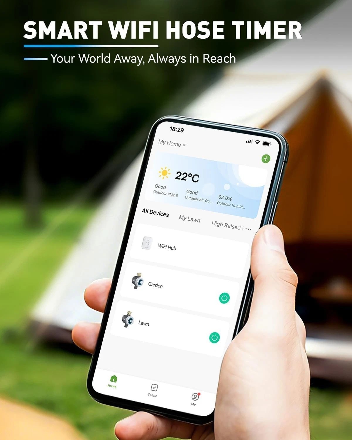 Smart WiFi Water Timer for Garden Hose