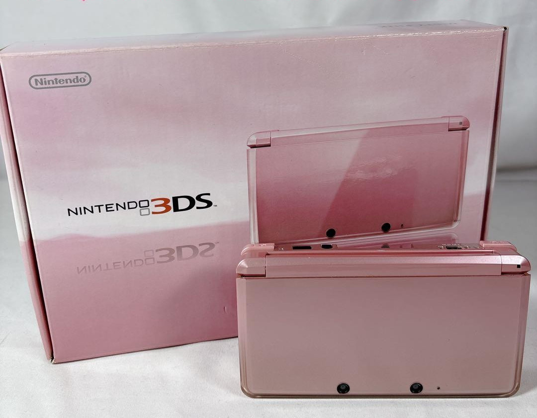 Nintendo 3DS Console Misty Pink CTR-001 with Box Tested