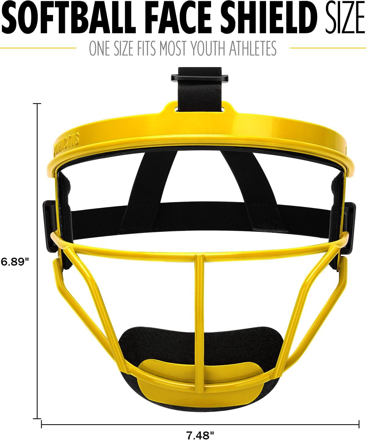 Softball Face Mask, Lightweight, Comfortable, with Wide Field Vision, Durable an