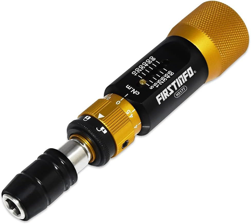 FIRSTINFO H5177 Ultra Precision Torque Limiting Screwdriver 5-60 cNm