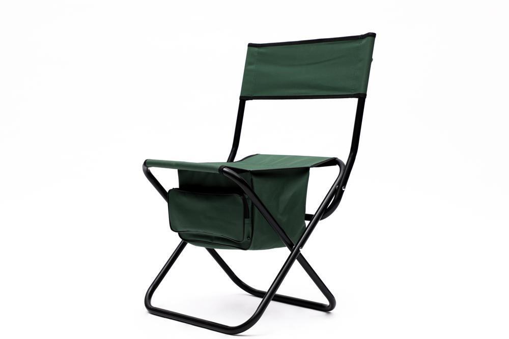 Sturdy and Durable 2-piece Folding Outdoor Chair with Storage Bag Portable Chair