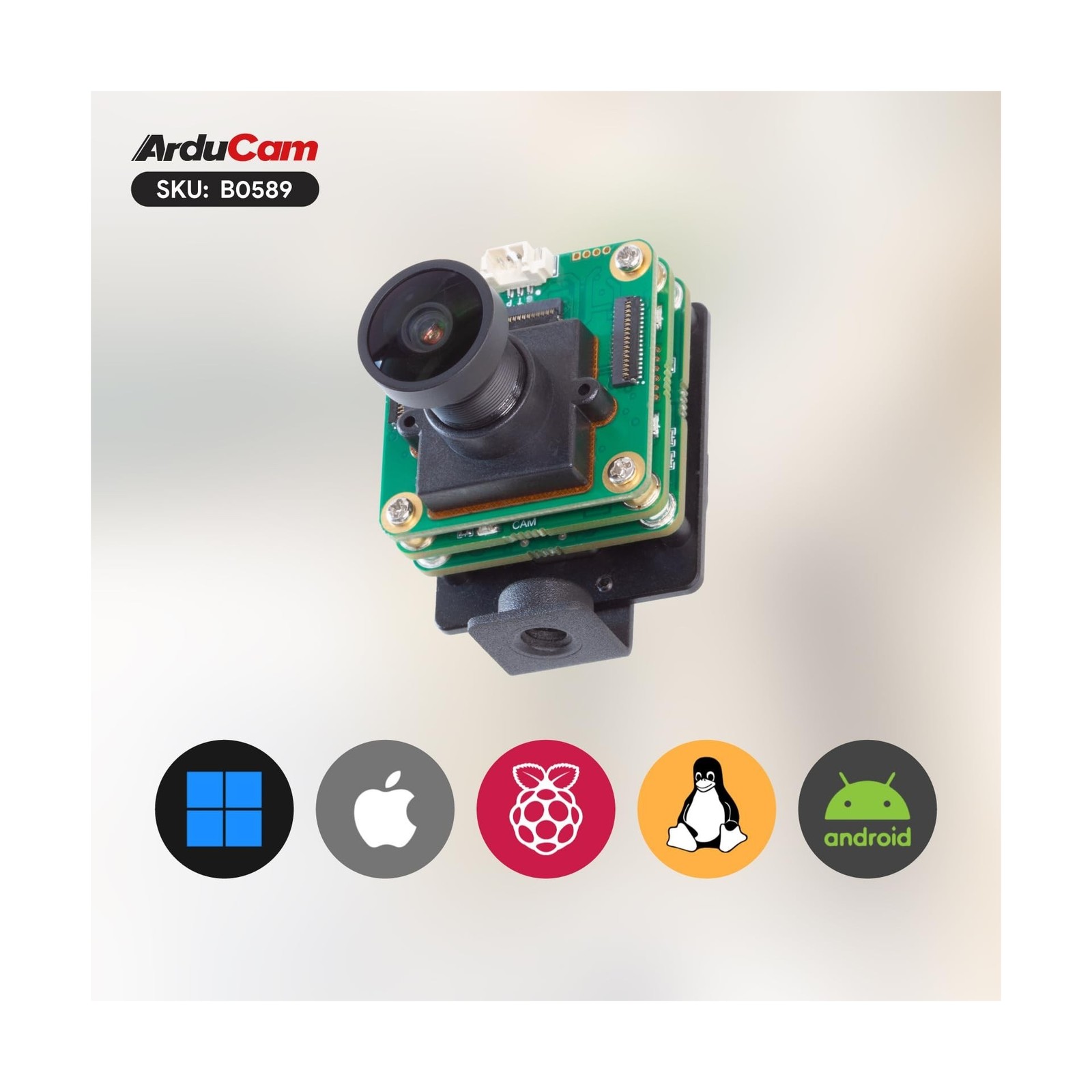 Arducam USB3.0 Camera Module, 60FPS@1080P High Speed USB Camera, 4K HDR Wide ...