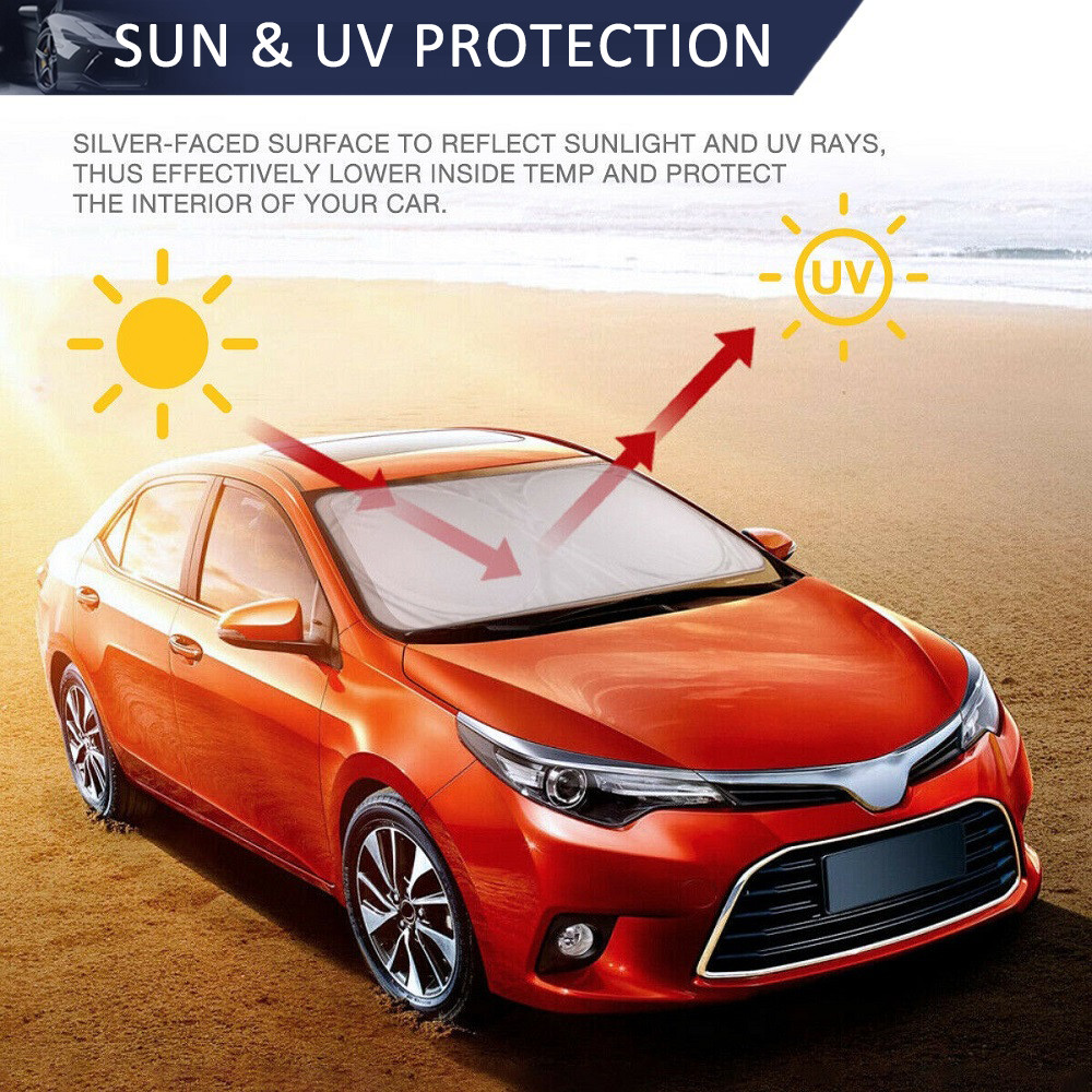 For Nissan Accessory Car Windshield Sun Shade Reflective UV Window Cover Visor
