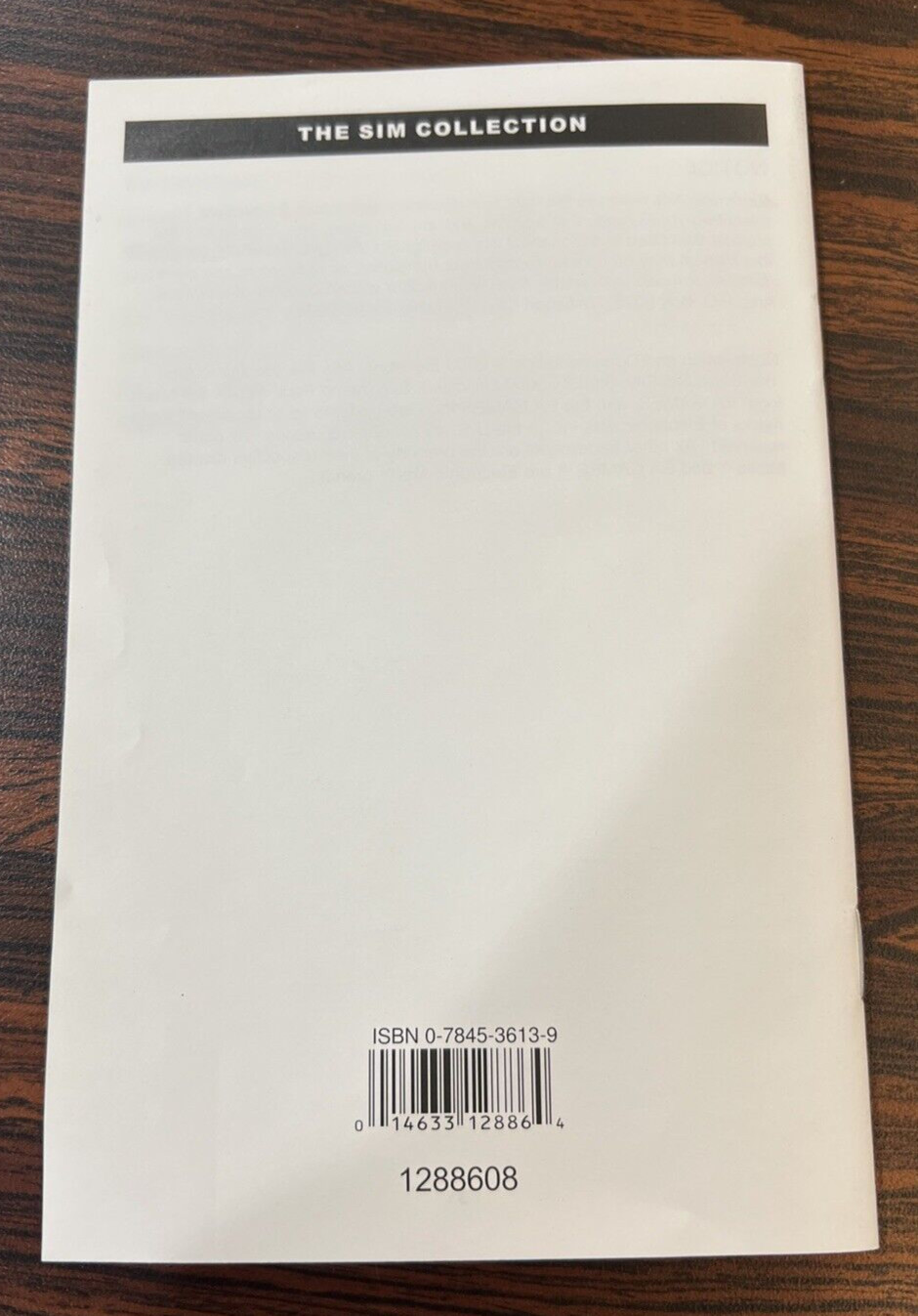 Sim Collection Install Guide: Booklet ONLY No Software