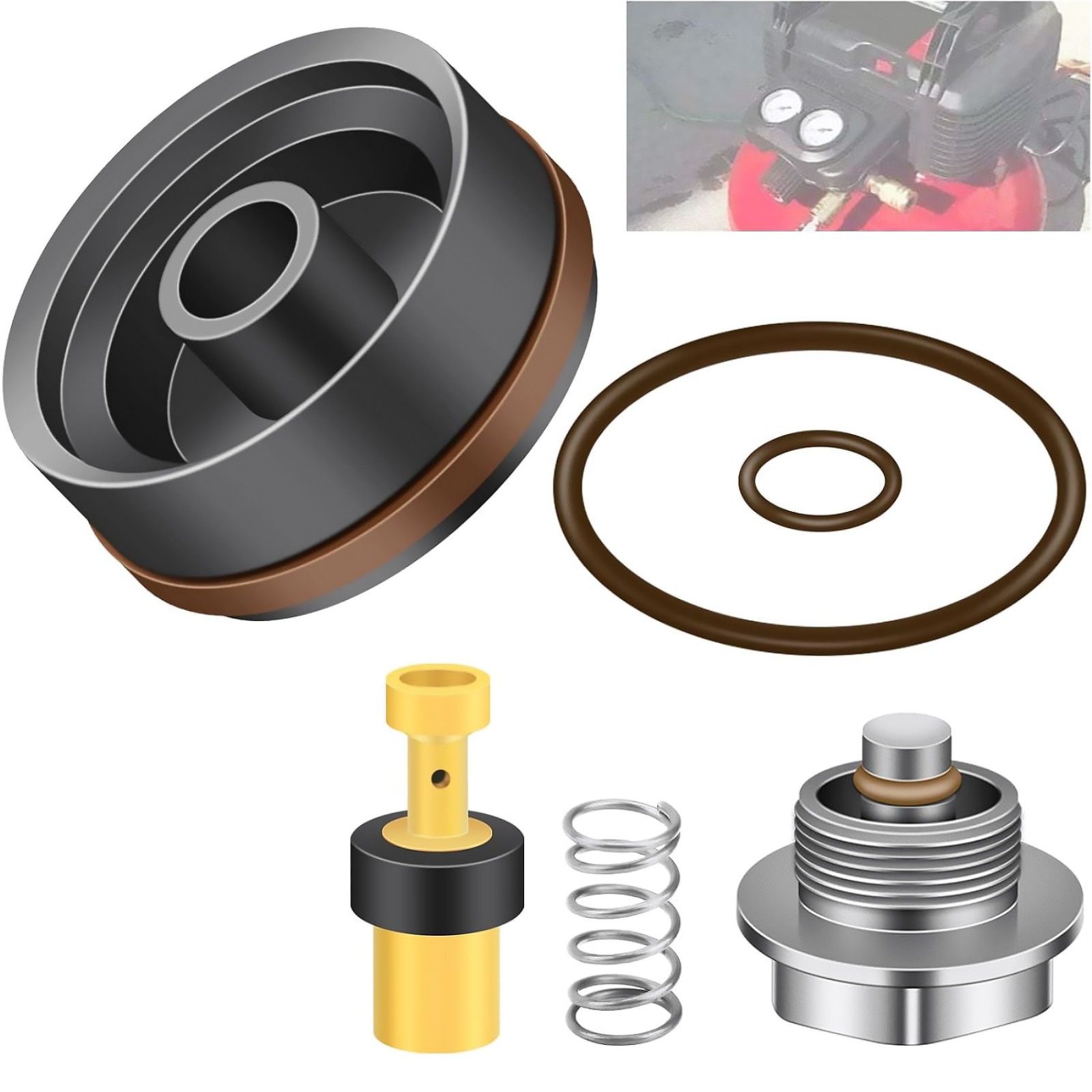 Easy Install Air Compressor Regulator Repair Kit For DeWalt D55146 / D55155