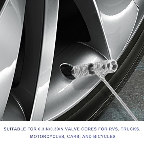 Valve Fishing Tool, 3 in 1 Valve Stem Puller/Installation Tool Tire Plug Core