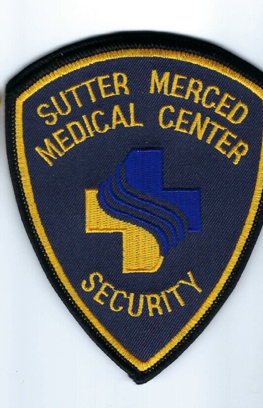 *DEFUNCT* Sutter Merced Medical Center CA California Security patch - NEW!