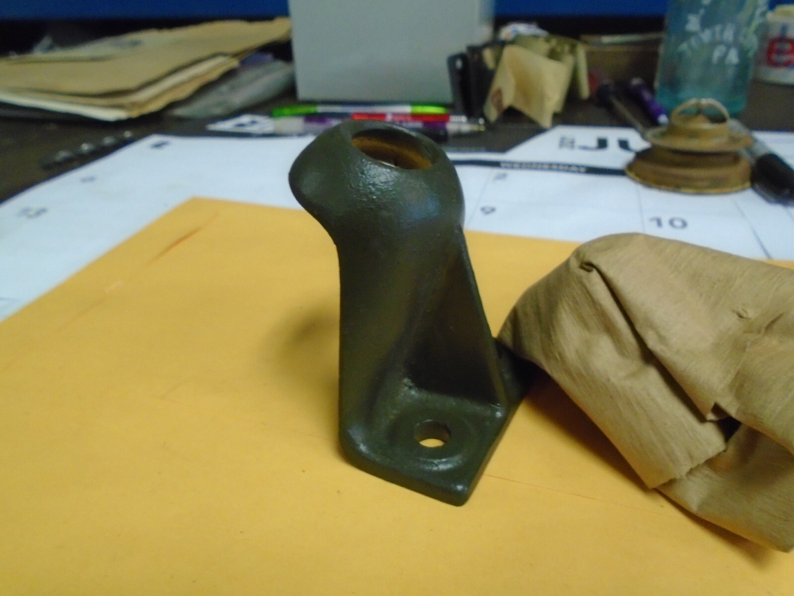 Angled Light Mounting Bracket, For Military Vehicle, black out, [2] per lot