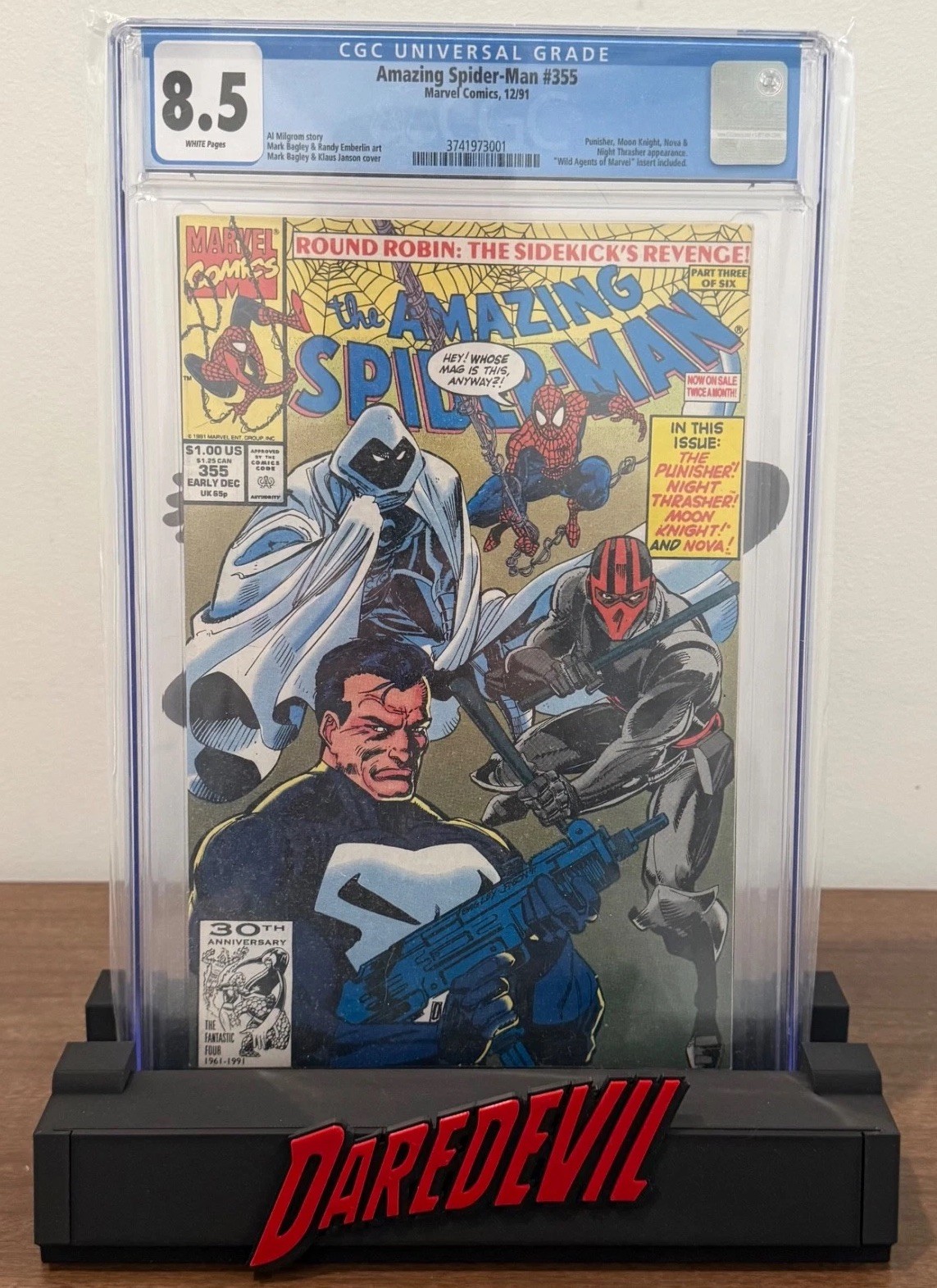 Daredevil Comic Book Display Stand for Graded CGC, CBCS, and Non-Graded Comics