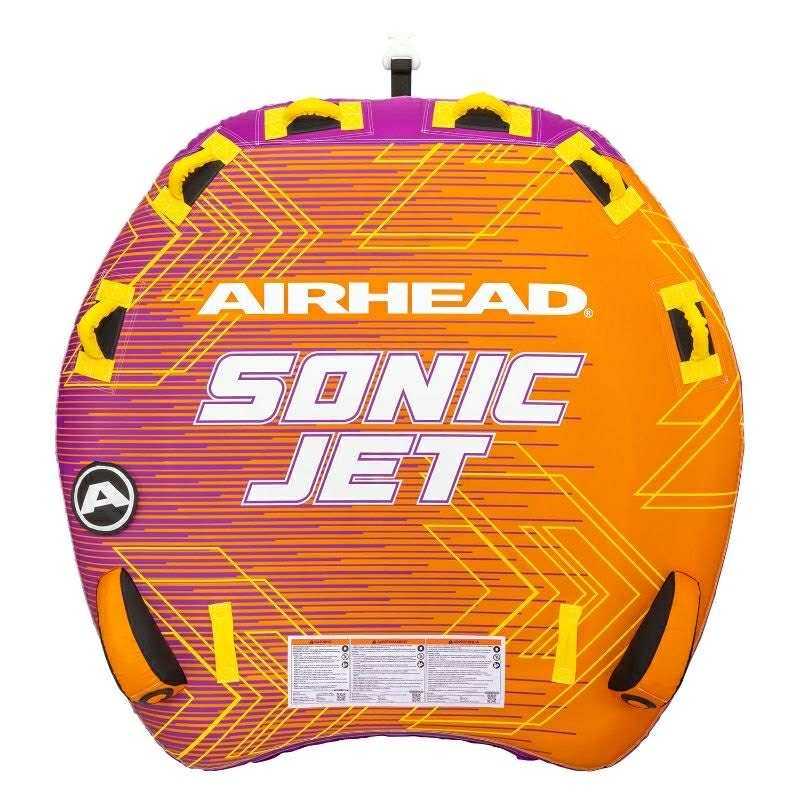 Airhead Sonic Jet 3 Rider Towable Tube Inflatable Water Sports Boat Tube