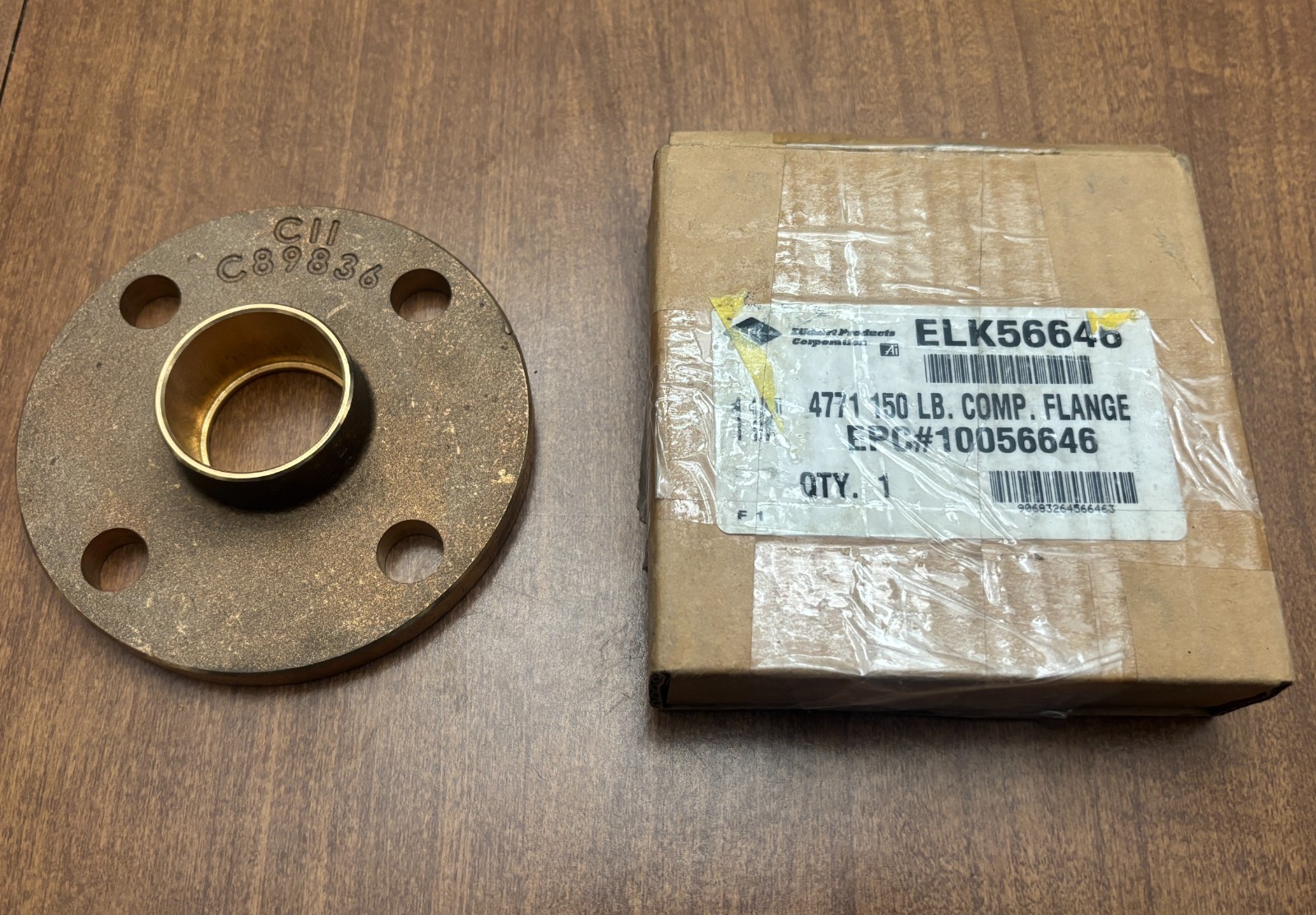 NEW! EPC 10056646 Solder Companion Flange 150 lb 1-1/2 in C89836 C11 CII