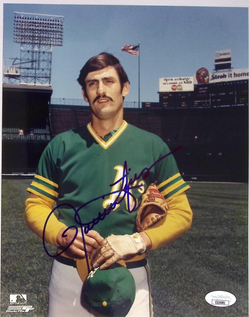 Rollie Fingers Athletics Signed Autographed 8x10 Photo JSA Authentic