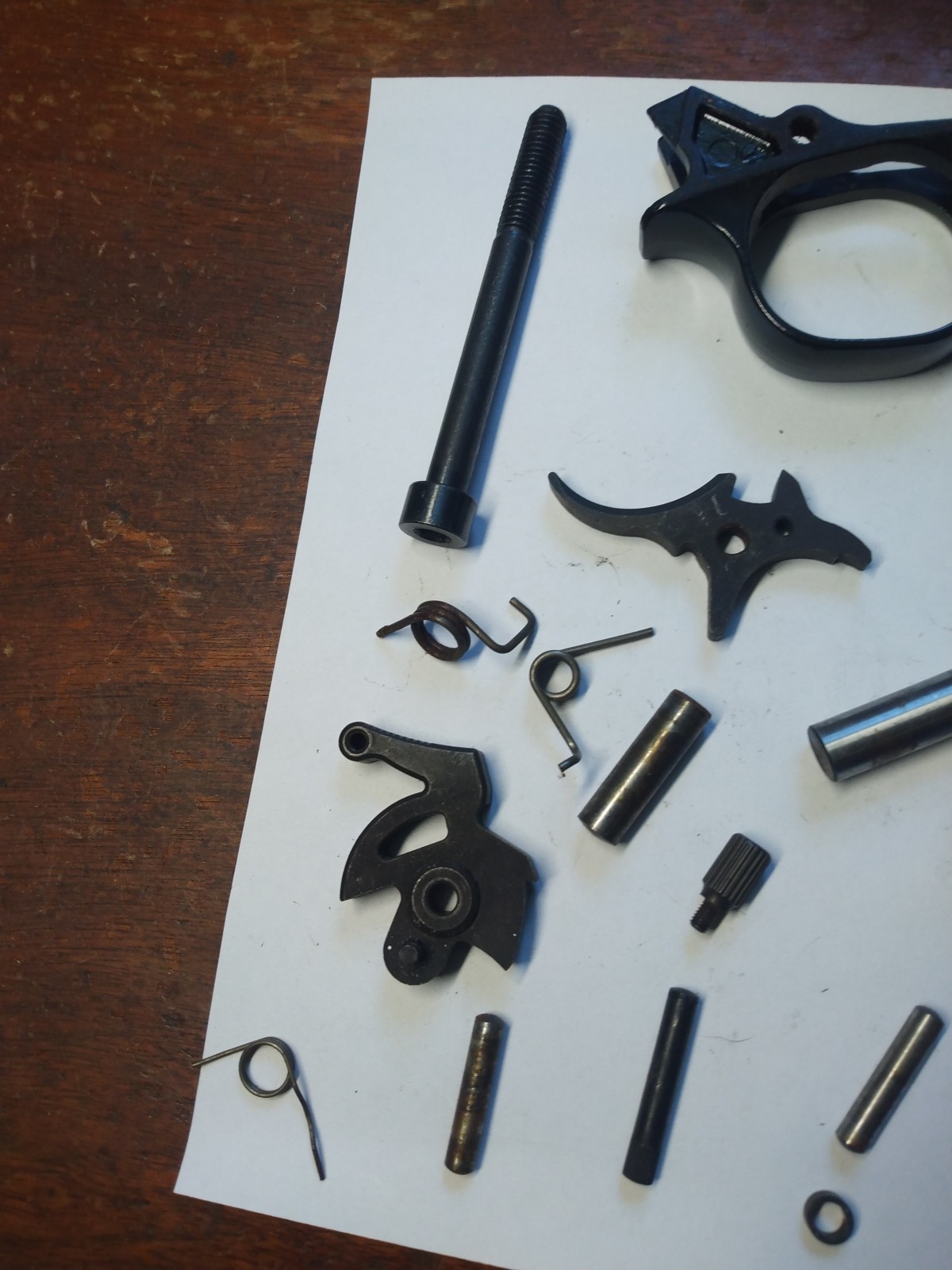 CVA Wolf  New Style 50 Cal Scope Base Guard Pins Springs  Trigger Hammer #26-390