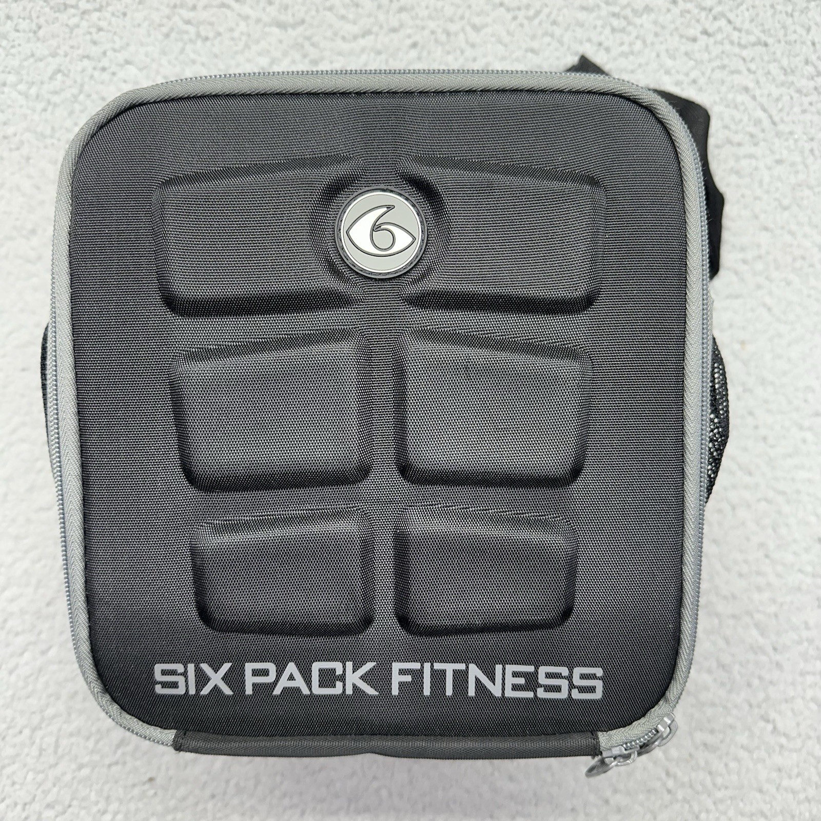6 Pack Fitness Bag Travel Fit AT 3 Meal Prep Lunch Box Carry Bag w/o Containers