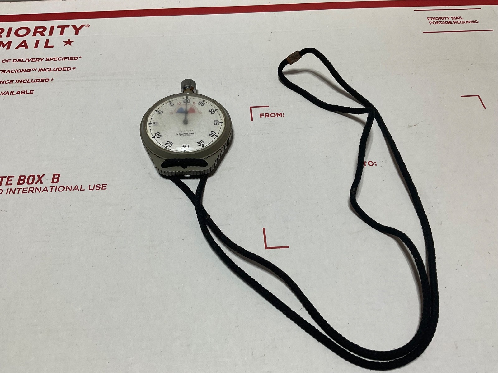 vintage Leonidas yacht timer stopwatch