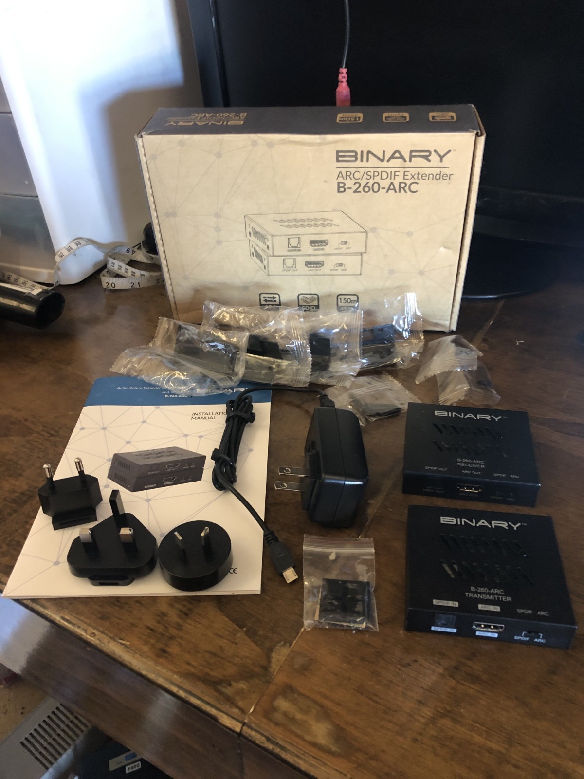 Binary B-260-ARC ARC/SPDIF Extender, Incomplete open box