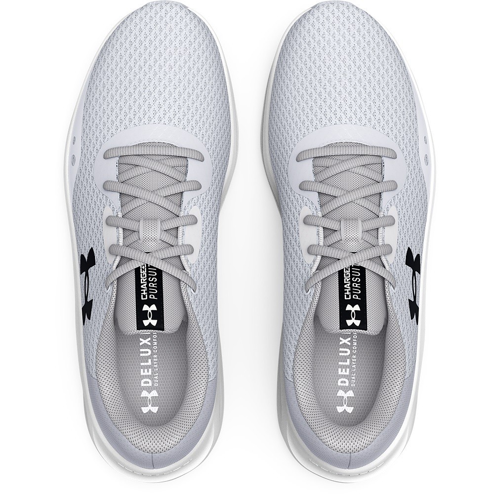 Under Armour 3024889 Women's UA Charged Pursuit 3 Running Shoes Halo Gray, SZ 10
