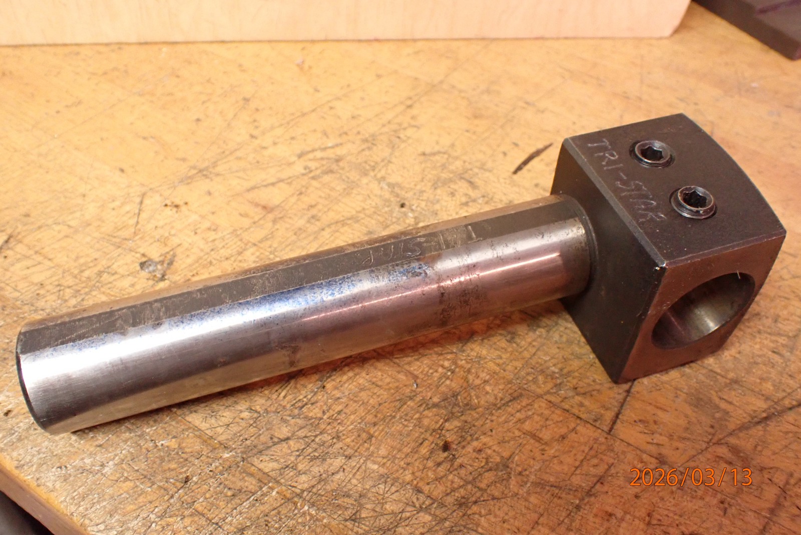 OFFSET BORING HEAD EXTENSION ARM 1-1/4 DIAMETER SHANK MACHINIST TOOLING