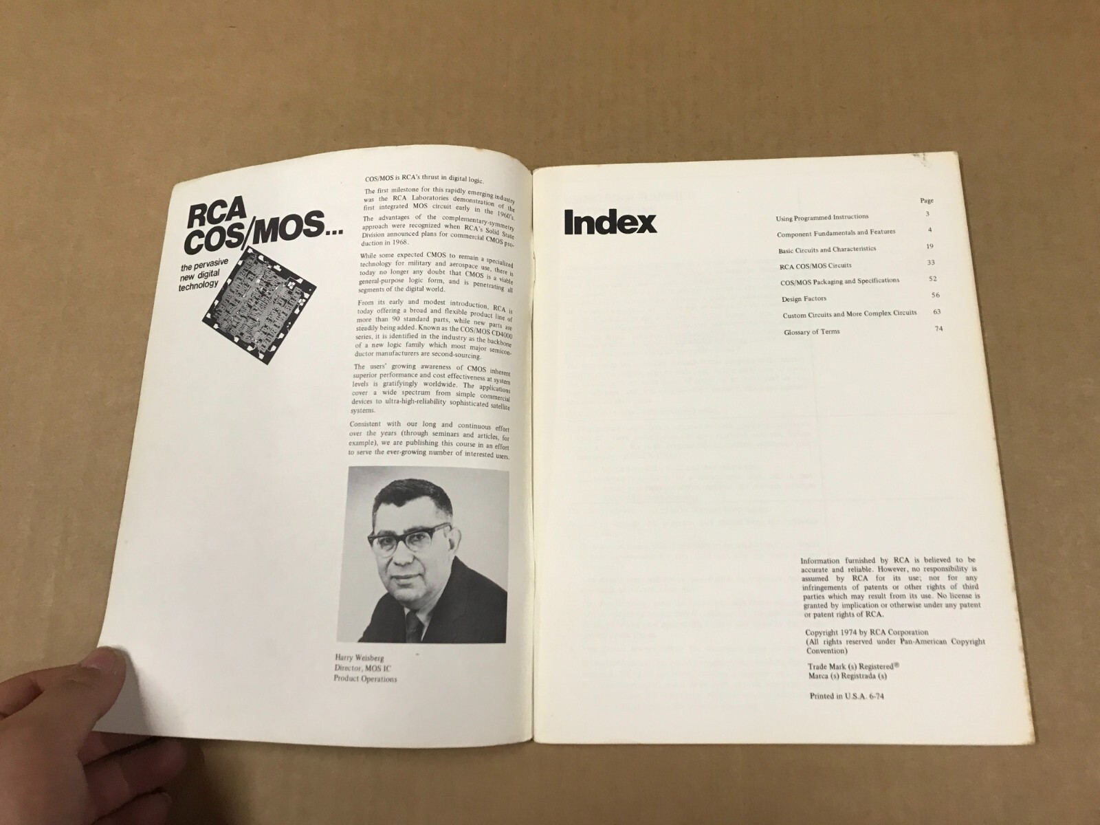VTG RCA Solid State - Understanding CMOS, CPI-279 Manual