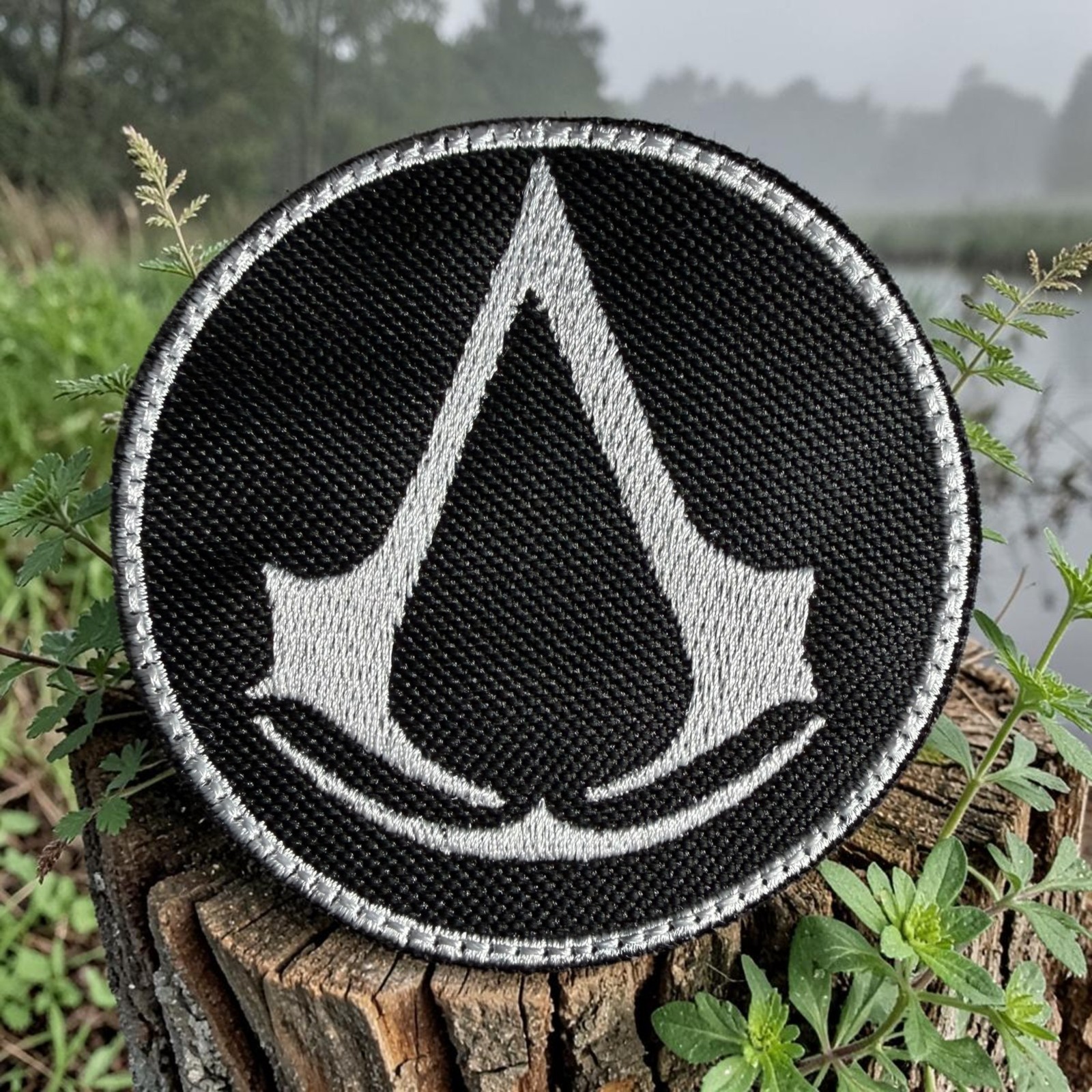 Bordado Jogo Assassins Creed 8CM Filme Embroidery Patch 3.25 X 3.38"