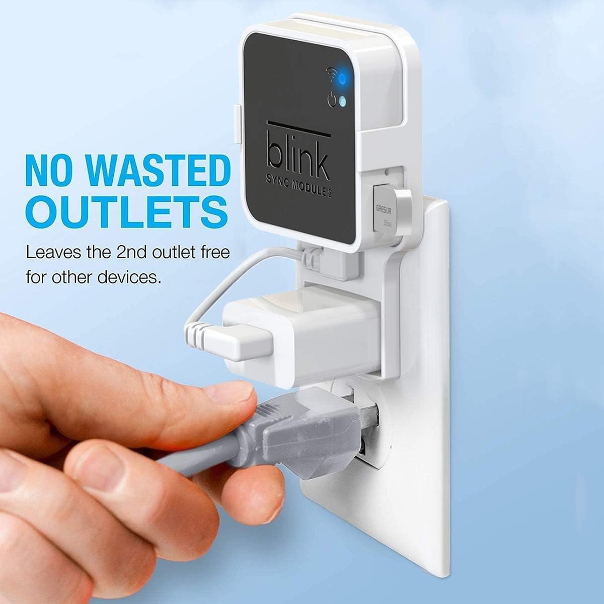 Secure & Lightweight 256GB USB Flash Drive with Easy Blink Sync Module Mount