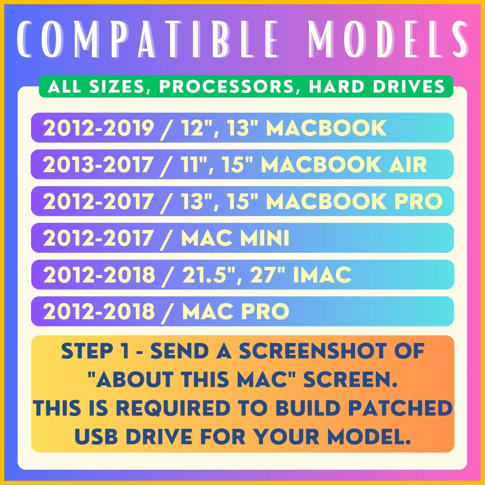 Patched Bootable USB MacOS MONTEREY 12.7.5 for Unsupported i-Mac Macbook Air Pro
