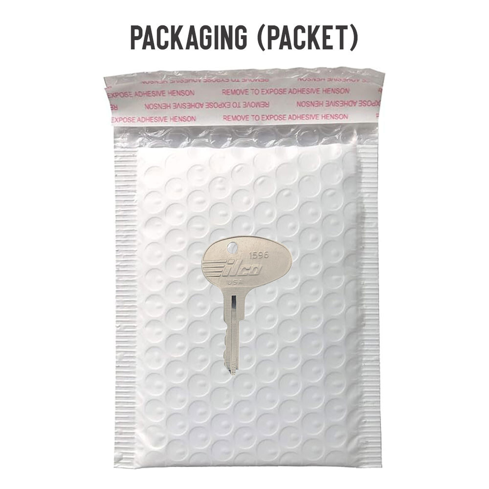 1596 Key Blank – Nickel