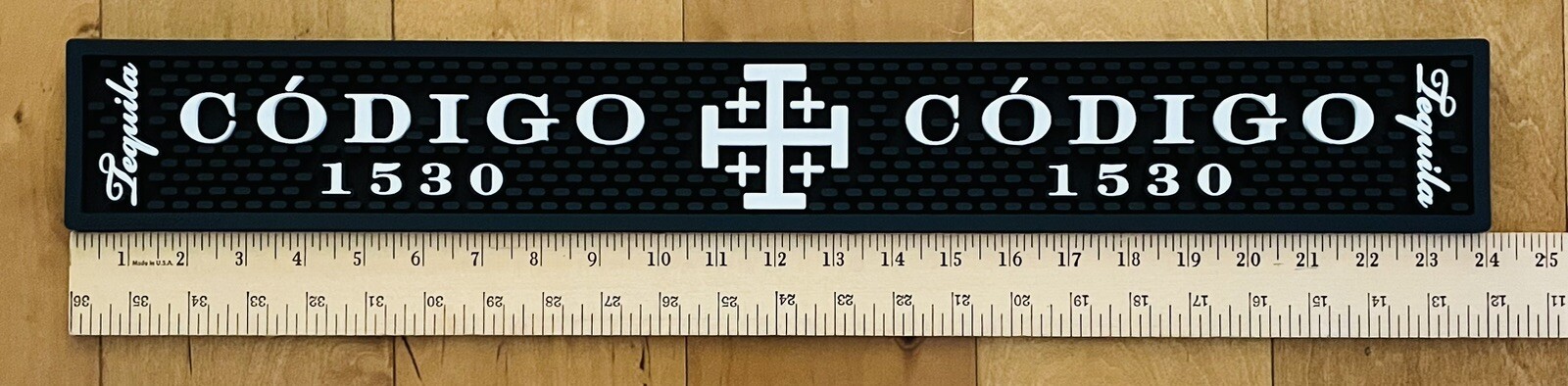 Codigo Tequila Rubber Rail Runner Spill Bar Mat Coaster Brand New Barware