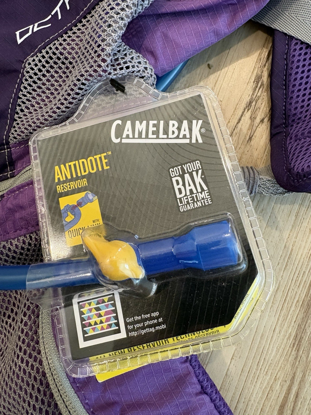 Camelbak Octane LR Hydration Purple & Gray Hydration Pack Vest New W/Bladder