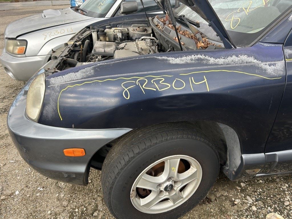 Driver Left Front Spindle/Knuckle With ABS Fits 02-04 SANTA FE 104815536