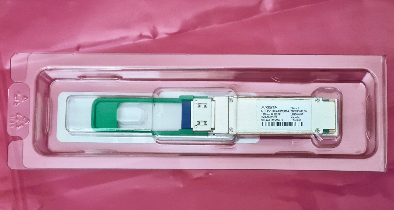 NEW ARISTA QSFP-100G-CWDM4 XVR-10163-20 100GBASE-CWDM4 QSFP100 9µ SMF 2km