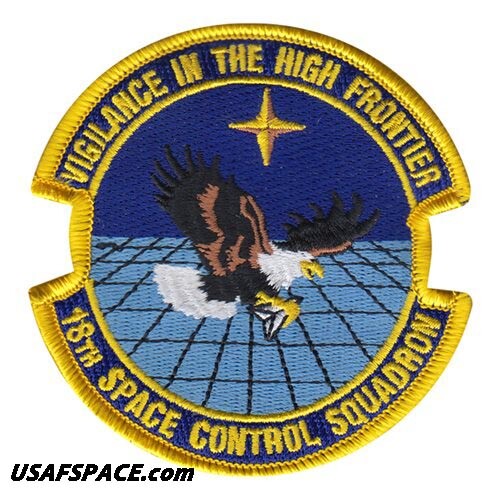 USSF USAF 18th SPACE CONTROL SQ - Vandenberg AFB, CA - VAFB ORIGINAL VEL PATCH