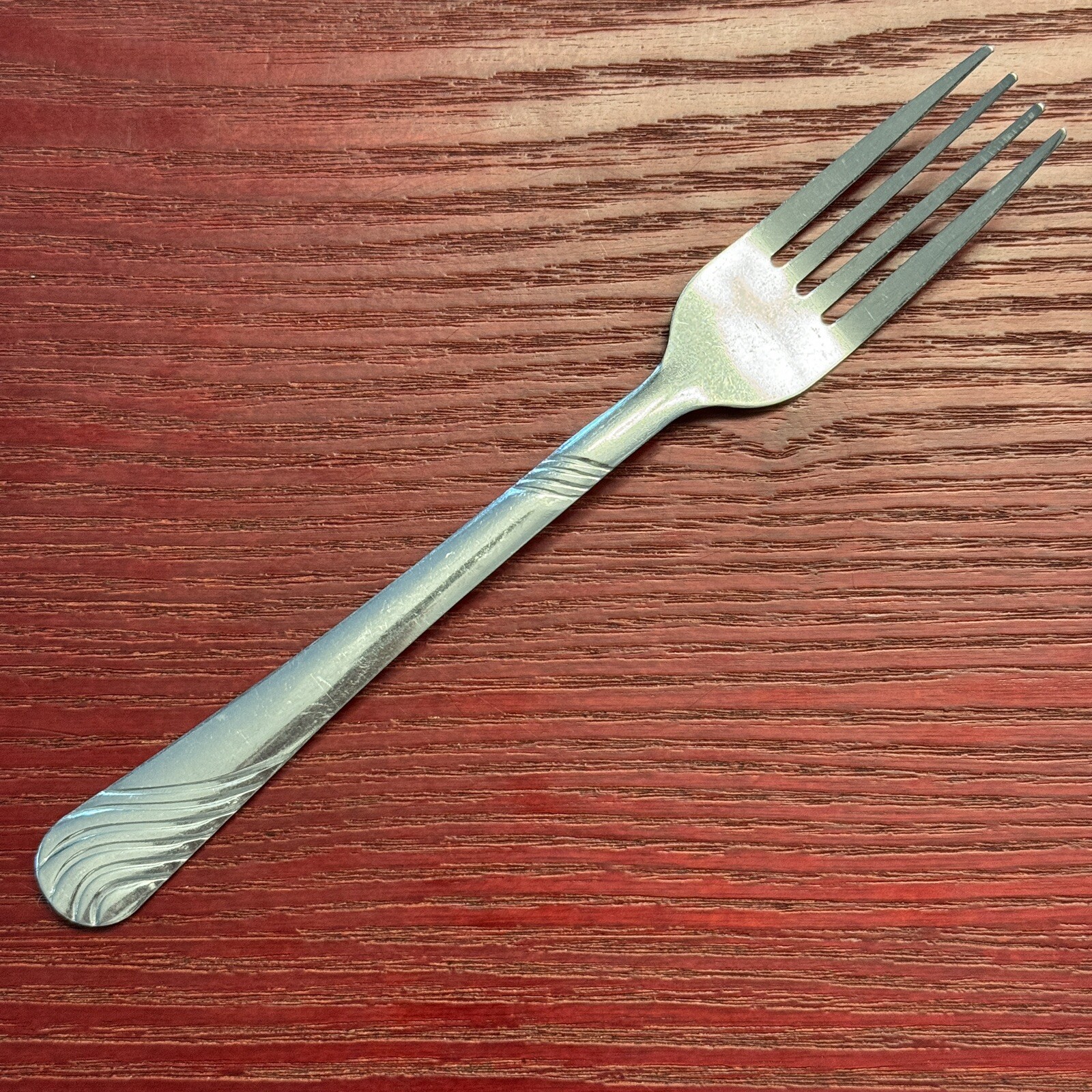 PFF 100 By Pfaltzgraff STAINLESS Steel Flatware Swirls 7 1/4” Fork