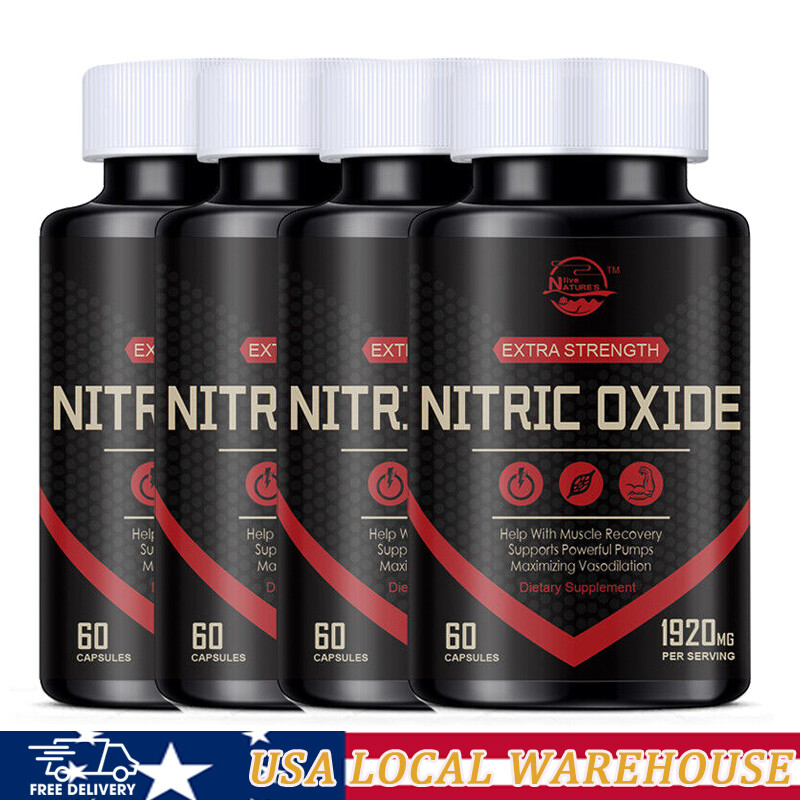 Nitric Oxide & Circulation Booster | L-Arginine, L-Citrulline | Extra Strength