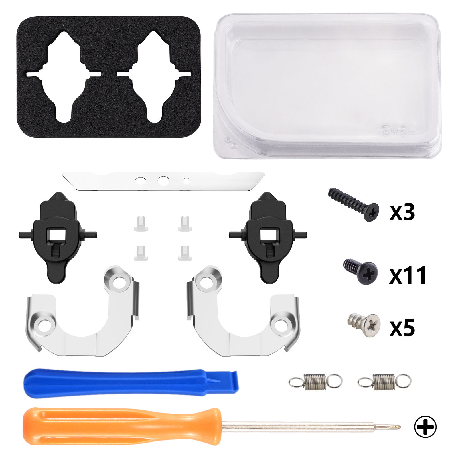 eXtremeRate Replacement Magnetic Module Kit for PS5 Edge Controller Back Paddles