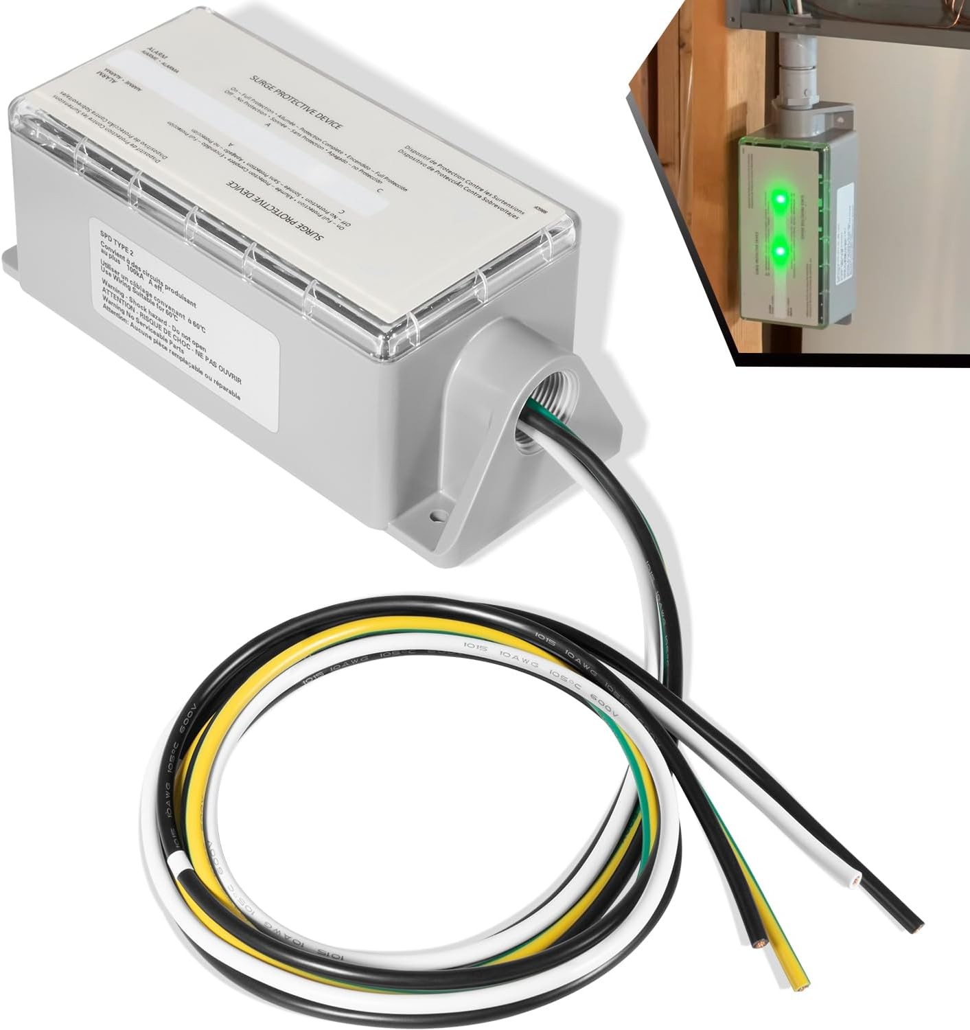 Replacement for Siemens FS100 Whole House Surge Protector Surge Protection Devic