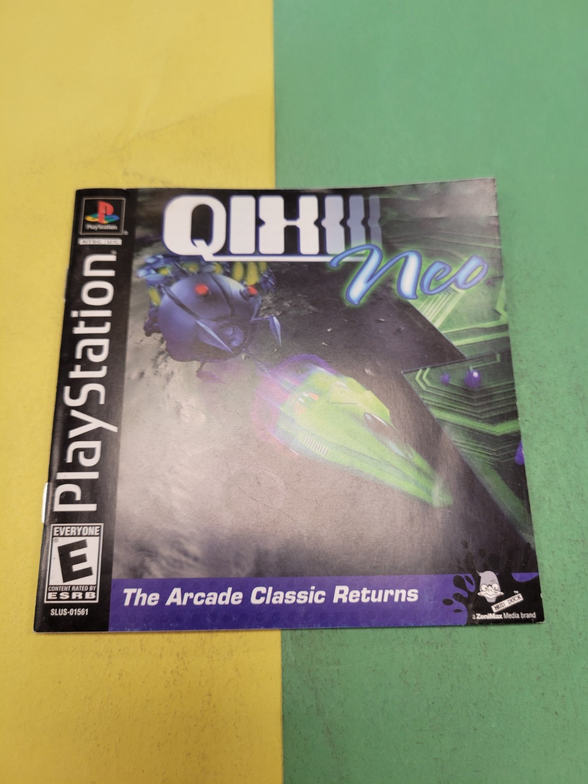 Qix Neo (Sony PlayStation 1, 2003) Manual Only