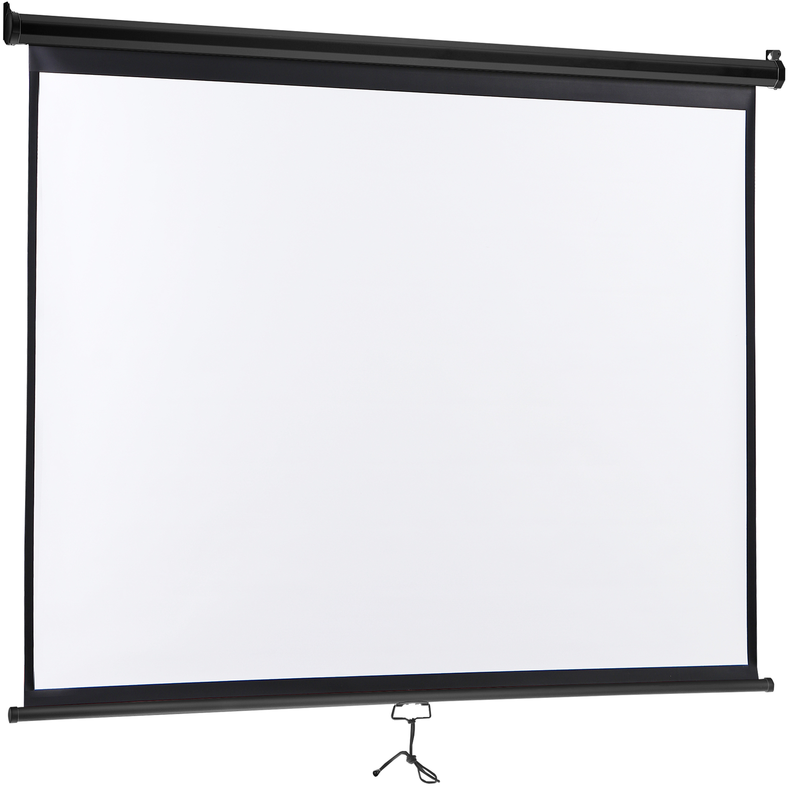 72" Black Movie Projection Screen for Outdoor Indoor 4:3 Foldable 160° Viewing