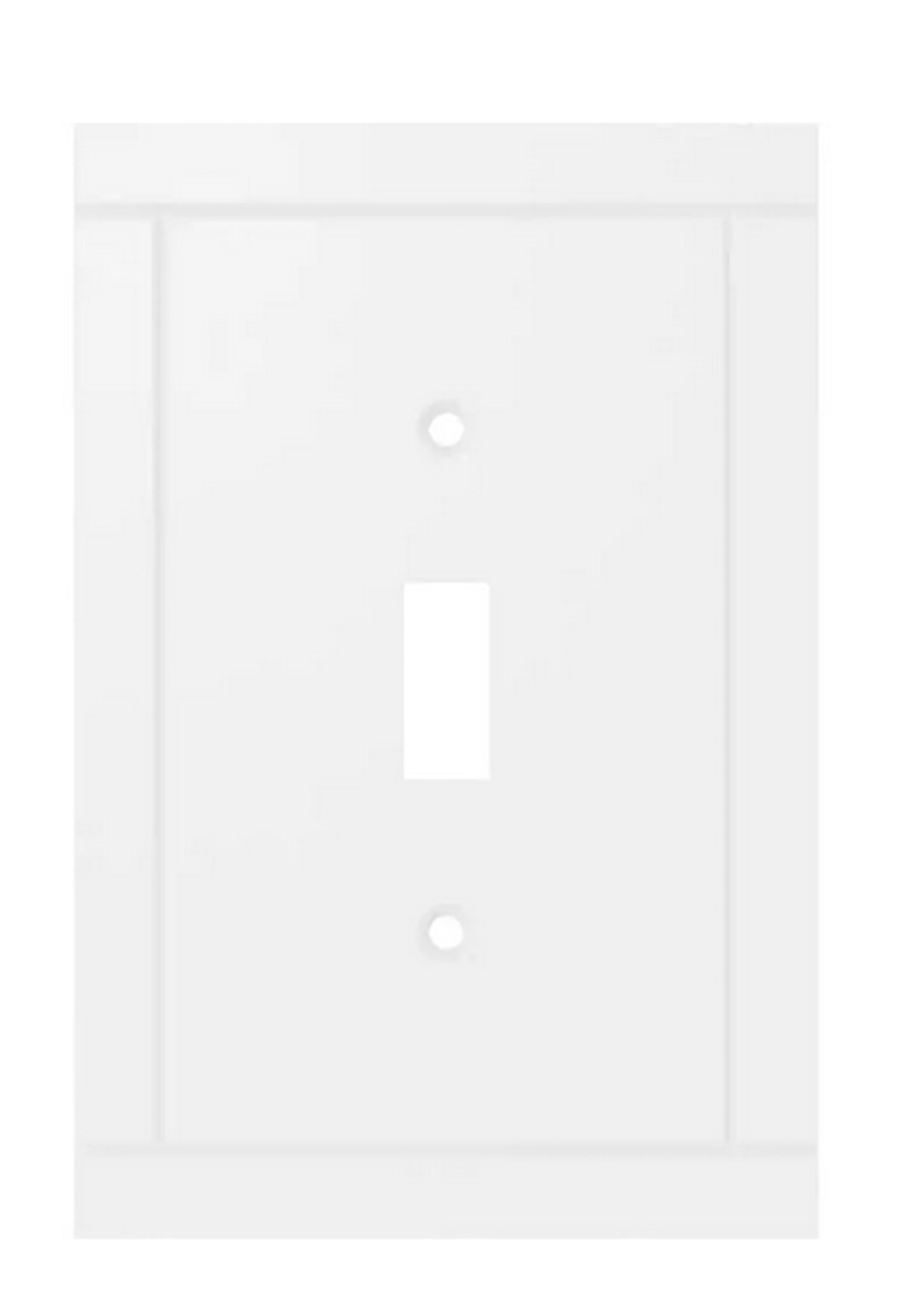 Liberty W44652-PW Craftsman Single Switch Cover Plate Pure White
