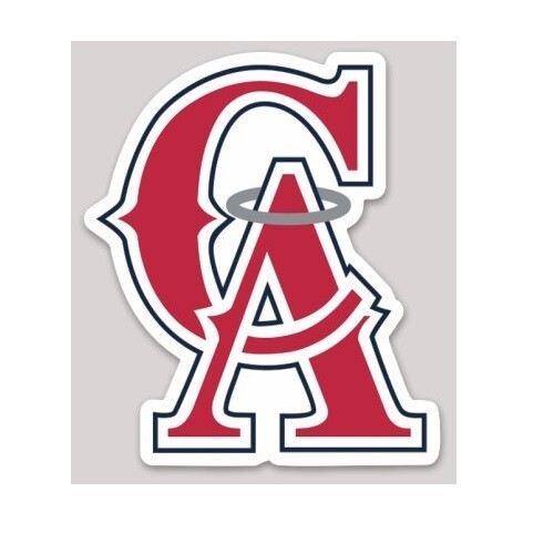 California Angels Los Angeles Retro Logo Available Multiple Sizes Sticker