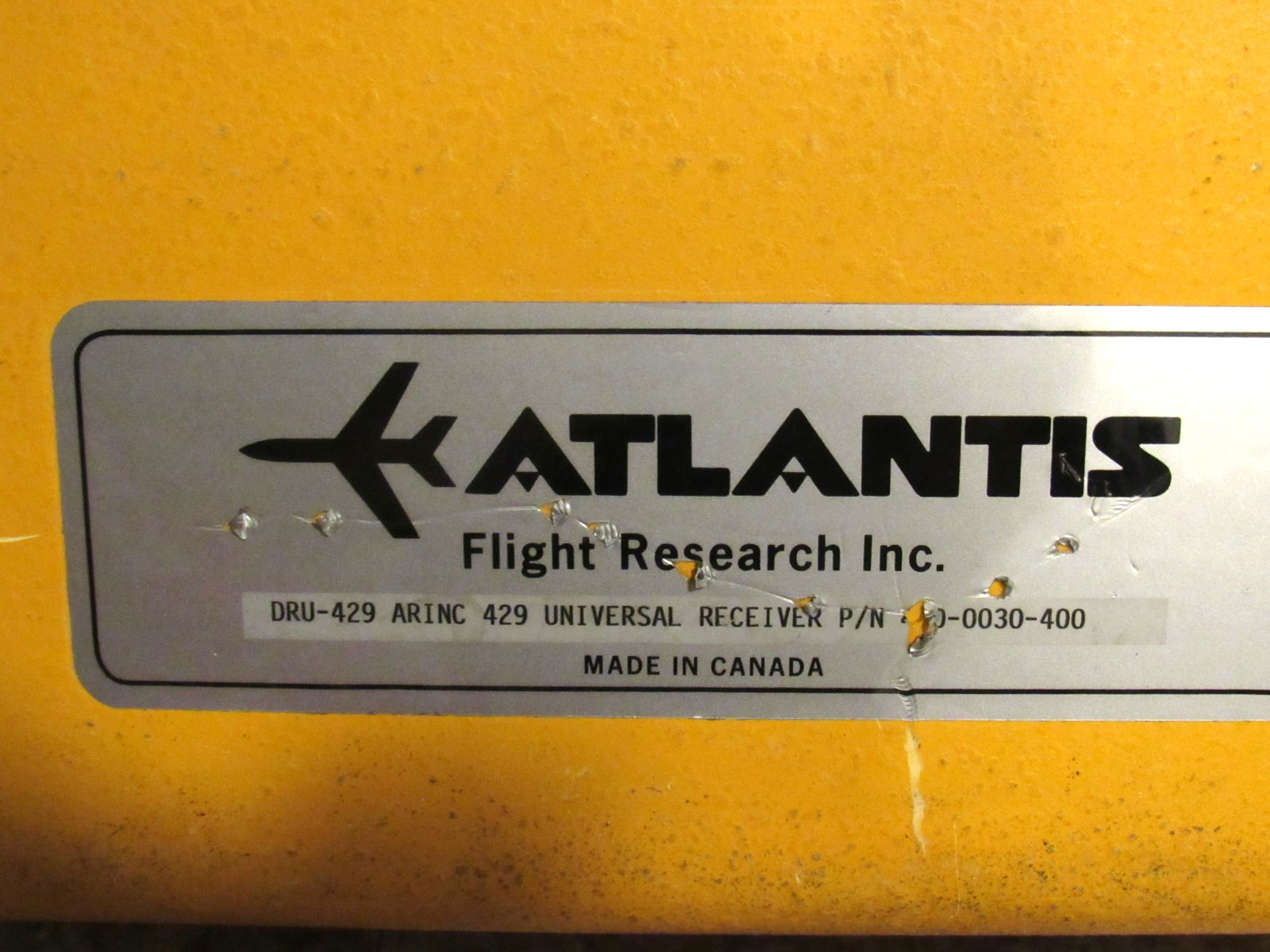 Atlantis Flight Research DRU-429 Arinc Universal Receiver