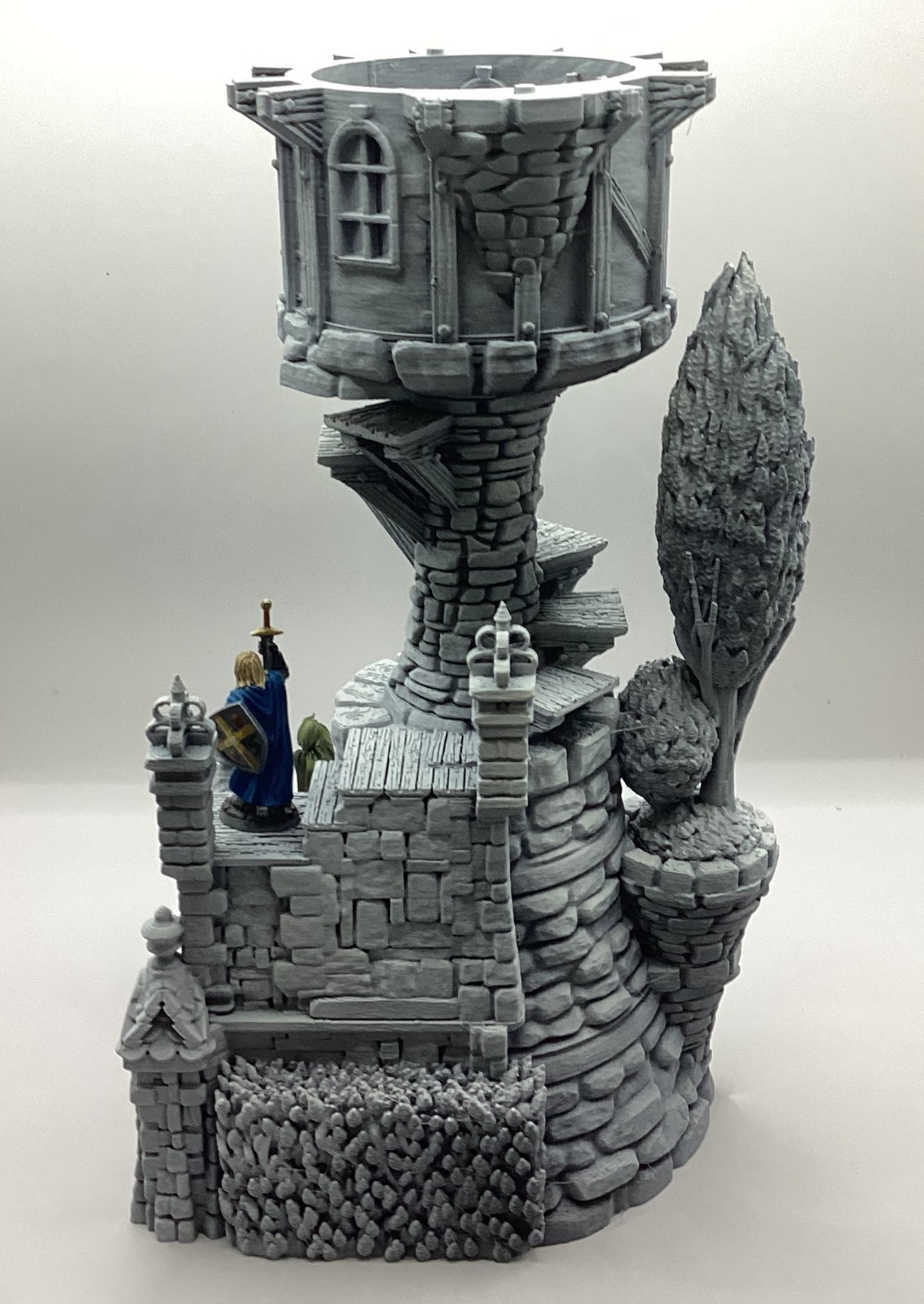 3d printed wizard tower 32mm DnD Miniatures, Tabletop, RPG, War Game