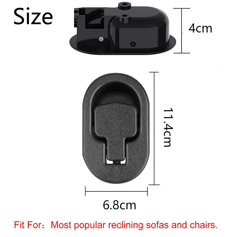 2Pcs Recliner Replacement Pull Handle Chair Sofa Couch Release Lever Universal