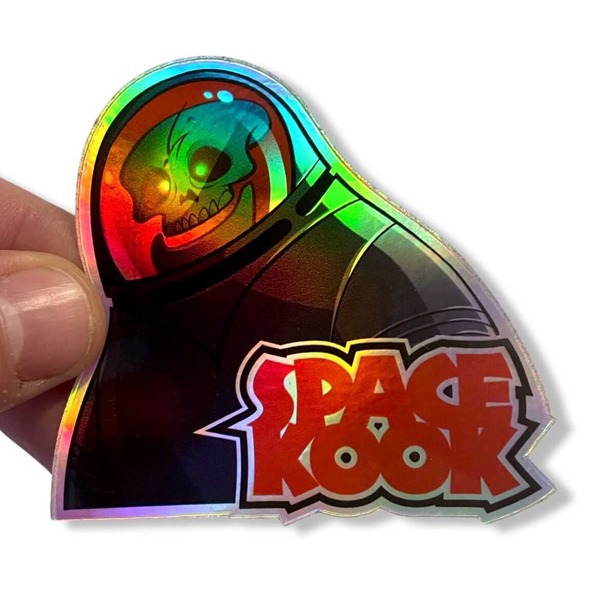 SCOOBY-DOO: SPOOKY SPACE KOOK 3" Vinyl *HOLOGRAM* Sticker - FREE SHIPPING