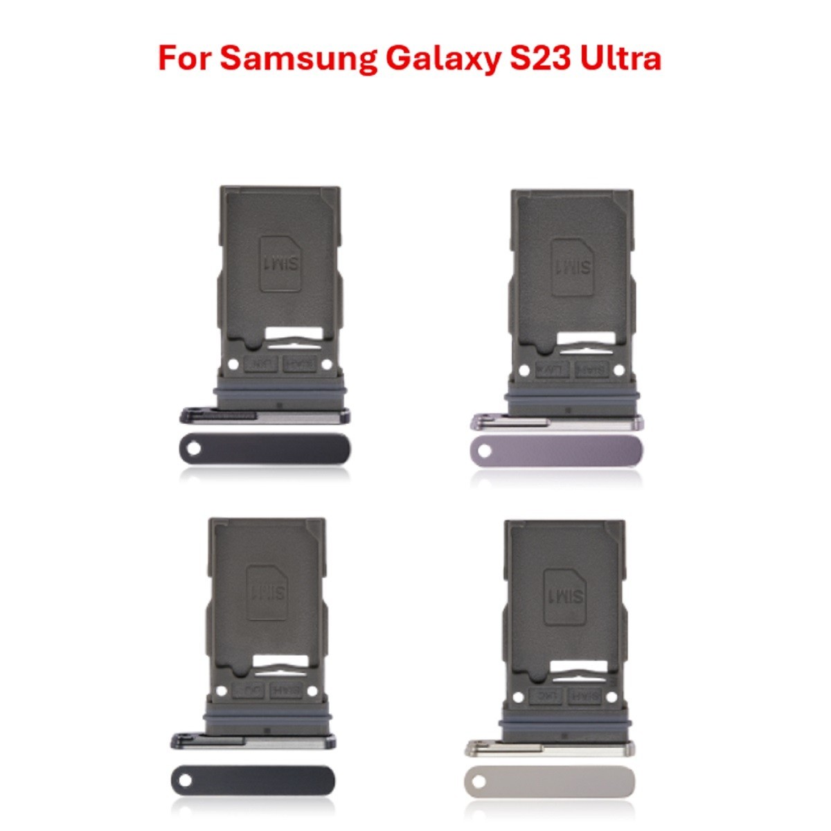 Single Sim Card Holder Tray Replacement OEM For Samsung Galaxy S23 Ultra