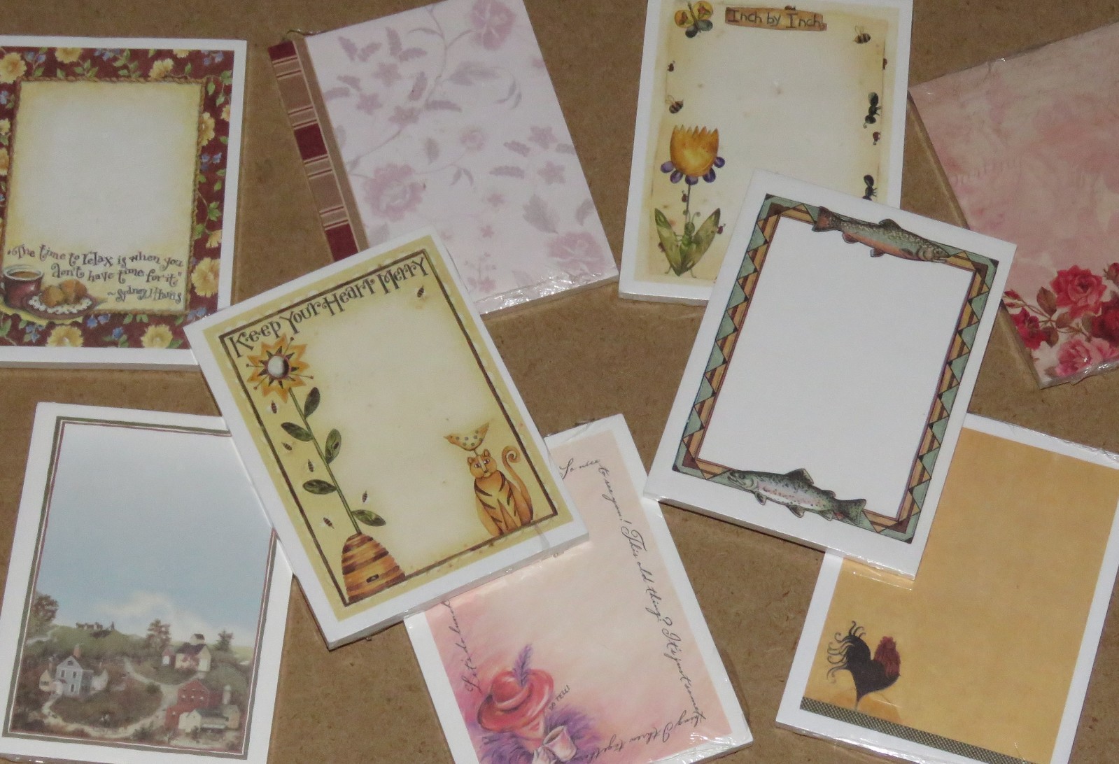 Vintage LANG Press Notes 50 Sheet Pads - Various Artists - Select Your Choice