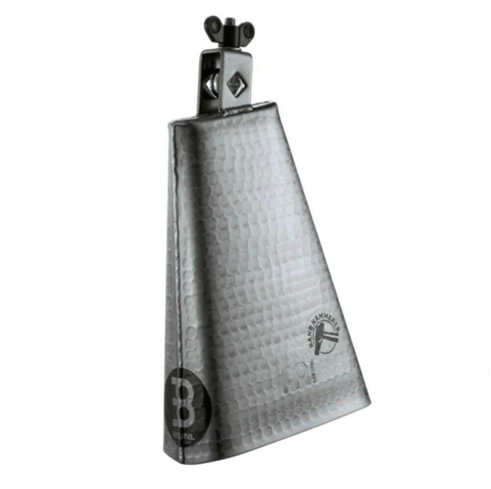 Meinl Percussion STB80HH-S HAND BRUSHED STEEL 8" BIG MOUTH Hammered Cowbell