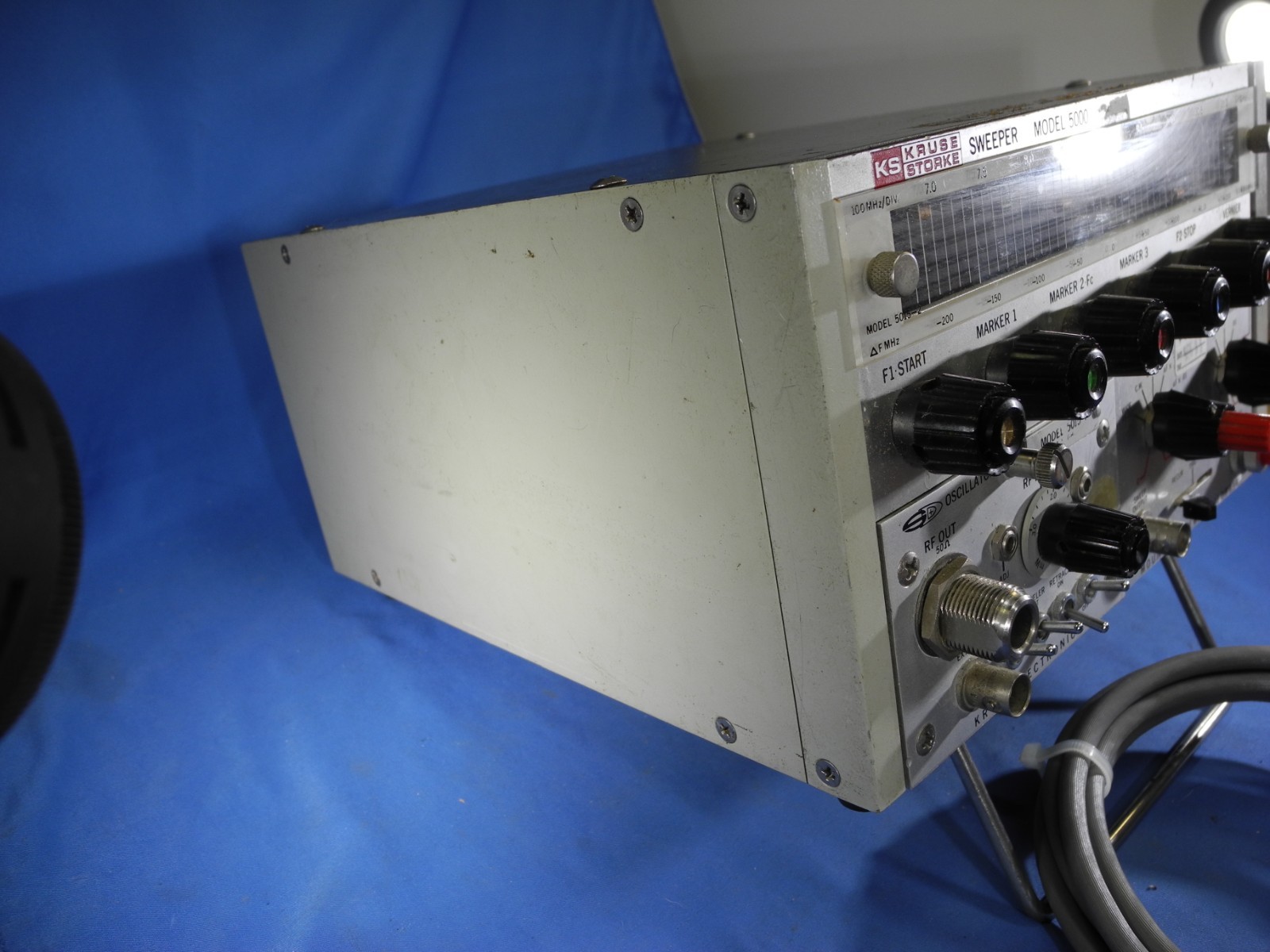 SD Kruse Electronics Sweeper 5000A w/ Oscillator Model 5015-2 7-11 GHz Module