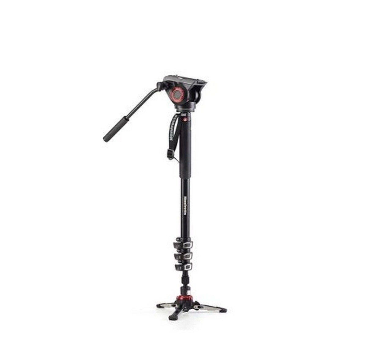 Manfrotto MVMXPRO500US XPRO Monopod+ Four-Section Aluminum with Fluid Video Head