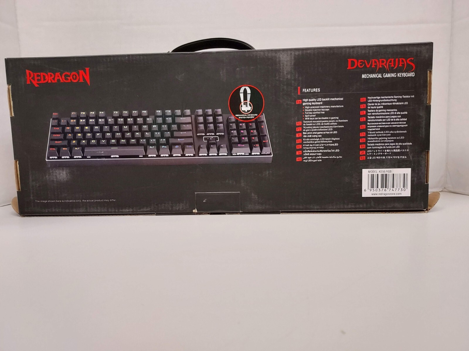 Redragon Devarajas K556 RGB Wired Mechanical Gaming Keyboard With Box